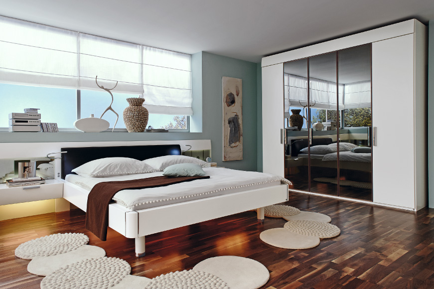 Bedroom with Smart Wardrobes