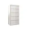 Buy Verona 01 Sliding Door Wardrobe 100cm, Colour: Black, Item Width: 100, 5 from Furnituretta