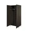 Buy Piemonte PE-01 Hinged Wardrobe 92cm, 2 from Furnituretta