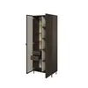 Buy Piemonte PE-02 Tall Display Cabinet 73cm, 2 from Furnituretta