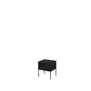 Buy Trend TR-10 Bedside Cabinet Black Matt 46cm, Colour: Black Matt, Item Width: 46, 7 from Furnituretta