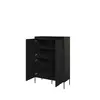 Buy Trend TR-03 Highboard Cabinet 98cm, Colour: Black Matt, Item Width: 98, 6 from Furnituretta