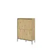 Buy Trend TR-03 Highboard Cabinet 98cm, Colour: Black Matt, Item Width: 98, 11 from Furnituretta
