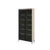 Buy Trend TR-07 Tall Display Cabinet 92cm, Colour: Black Matt, Item Width: 34, 8 from Furnituretta