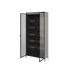 Buy Trend TR-07 Tall Display Cabinet 92cm, Colour: Black Matt, Item Width: 34, 15 from Furnituretta