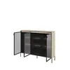 Buy Trend TR-08 Display Cabinet 150cm, Colour: Black Matt, Item Width: 150, 8 from Furnituretta