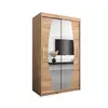 Buy Elypse Sliding Door Wardrobe 120cm, Colour: Oak Artisan, Item Width: 120 from Furnituretta