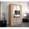 Buy Elypse Sliding Door Wardrobe 120cm, Colour: Oak Artisan, Item Width: 120, 6 from Furnituretta