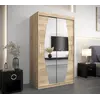 Buy Elypse Sliding Door Wardrobe 120cm, Colour: Oak Artisan, Item Width: 120, 15 from Furnituretta
