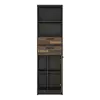 Buy Walnut Brooklyn Bookcase with Dark Matera Accents, 2 from Furnituretta