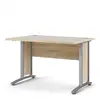 Buy Prima Desk: Modern 120cm Oak and Steel Design, 2 from Furnituretta