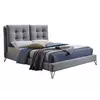 Buy Tuscany King Size Bed Frame: Quality Upholstery and Design, Colour: Grey, Size: 5ft/King , Item Width: 170 from Furnituretta