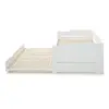 Buy Copella White Guest Bed with Trundle – Single (3ft) Day Bed with Pull‑Out Bed, 9 from Furnituretta