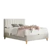 Buy Rhodes Warmstone Velvet Ottoman Bed – Double 4ft6 with Storage & Deep Headboard, Colour: Warmstone, Bed Size: Double (4ft6), 3 from Furnituretta