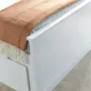 Buy Enzo White Wooden 3‑Drawer Storage Bed – Single 3ft with Bookcase Headboard, Colour: White, Bed Size: Single (3ft), 7 from Furnituretta