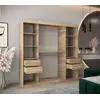 Buy Boliwia Sliding Door Wardrobe 200cm, Colour: Oak Artisan, Item Width: 200, 17 from Furnituretta