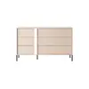 Buy Dast Chest Of Drawers 137cm, 3 from Furnituretta
