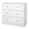Buy Modern White Chest of 3 Drawers for Stylish Storage, 4 from Furnituretta