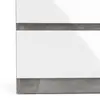 Buy Maximize Space with Naia Narrow Chest in Concrete & White, 8 from Furnituretta
