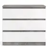 Buy Elegant Storage: Naia Chest of 3 Drawers in Gloss Finish, 3 from Furnituretta