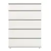 Buy Nova Chest of Drawers: Elegant White Storage Solution, 3 from Furnituretta