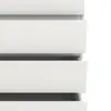 Buy Nova Chest of Drawers: Elegant White Storage Solution, 6 from Furnituretta