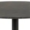 Buy Matt Black Base Ibiza Round Dining Table: Sleek Design, 3 from Furnituretta
