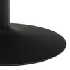 Buy Matt Black Base Ibiza Round Dining Table: Sleek Design, 6 from Furnituretta