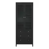 Buy Madrid Cabinet: Glass Doors and 3 Drawer Style, 3 from Furnituretta