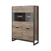 Buy Arden Display Cabinet 109cm, 3 from Furnituretta