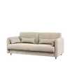 Buy BC-19 Upholstered Sofa For BC-12 Vertical Wall Bed Concept 160cm, Colour: Beige, Murphy Bed Colour: White Gloss from Furnituretta