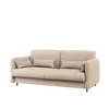 Buy BC-19 Upholstered Sofa For BC-12 Vertical Wall Bed Concept 160cm, Colour: Beige Boucle, Murphy Bed Colour: Grey Matt from Furnituretta