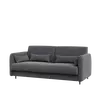 Buy BC-19 Upholstered Sofa For BC-12 Vertical Wall Bed Concept 160cm, Colour: Graphite, Murphy Bed Colour: Grey Matt from Furnituretta