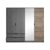 Buy Arden Hinged Door Wardrobe 220cm, 3 from Furnituretta
