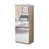 Buy Optima 58 - 2 Door Wardrobe, Colour: White, Item Width: 90, 4 from Furnituretta