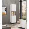 Buy Ava 05 Tall Display Cabinet White Matt, Colour: White Matt, Item Width: 36, 9 from Furnituretta