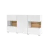 Buy Ava 25 Display Sideboard Cabinet 120cm, Colour: White Matt, Item Width: 120, 15 from Furnituretta