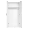 Buy Snow 02 Hinged Door Wardrobe 92cm, 2 from Furnituretta