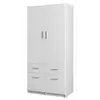 Buy Snow 03 Hinged Door Wardrobe 92cm from Furnituretta