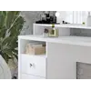 Buy Diva 49 Dressing Table with 3 Drawers and Mirror White, 6 from Furnituretta