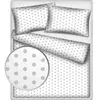 Buy Polka Dot Flannelette Duvet Cover Set Junior – Ultra-Soft Brushed Cotton, Colour: White, Size: Junior, 2 from Furnituretta