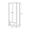 Buy Story SO-12 2 Door Wardrobe, 5 from Furnituretta