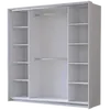 Buy Aurelia Hinged Door Wardrobe 206cm, 2 from Furnituretta