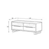 Buy Halle 41 TV Cabinet, 3 from Furnituretta