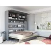 Buy BC-09 Over Bed Unit for Horizontal Wall Bed Concept 140cm, Colour: Grey Matt, Item Width: 211, 9 from Furnituretta