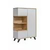 Buy Bogota Sideboard Cabinet Grey and Riviera Oak from Furnituretta