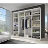 Buy Multi 36 Sliding Mirror Door Wardrobe 233cm, Colour: White Matt, Item Width: 233, 4 from Furnituretta