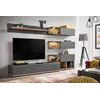 Buy Silk Entertainment TV Unit in Anthracite, 3 from Furnituretta