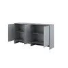Buy BC-11 Over Bed Unit for Horizontal Wall Bed Concept 90cm, Colour: Grey Matt, Item Width: 211, 7 from Furnituretta
