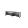 Buy BC-09 Over Bed Unit for Horizontal Wall Bed Concept 140cm, Colour: Grey Matt, Item Width: 211, 7 from Furnituretta